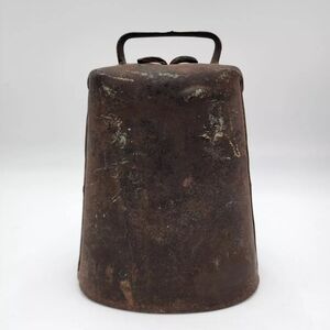 Antique Cow Bell Farm Hand Forged Large Country Rustic Decor